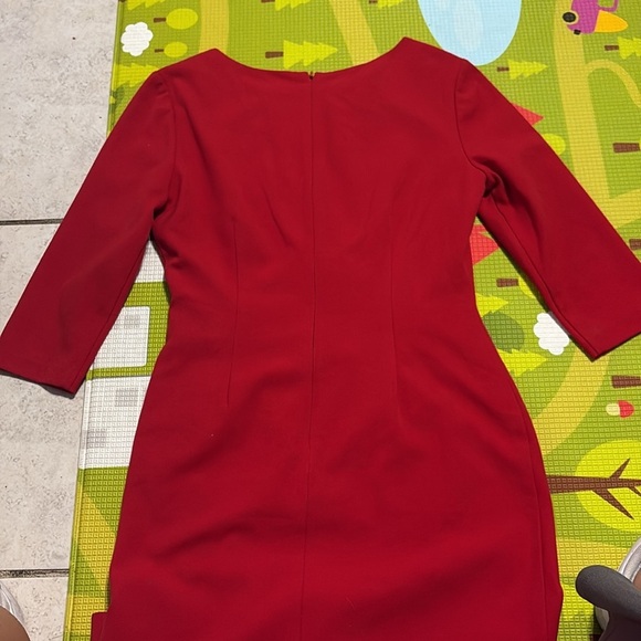 DERHY Elegant Red Dress - Picture 5 of 5